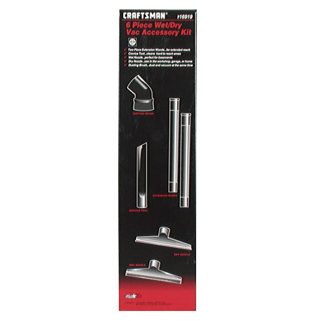6 pc. Accessory Kit, 2-1/2 in.