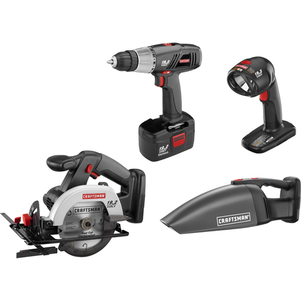 Craftsman 17410 19.2-volt C3 Cordless 4 pc. Combo Kit at Kmart.com