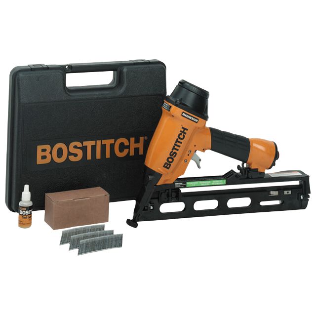 Stanley Bostitch 15 ga  Finish Nailer Kit  Angled  Oil-Free
