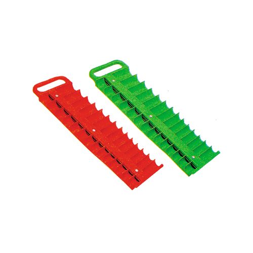 Lisle&nbsp; 3/8 in. Drive Green Magnetic Socket Holder for 28 Sockets