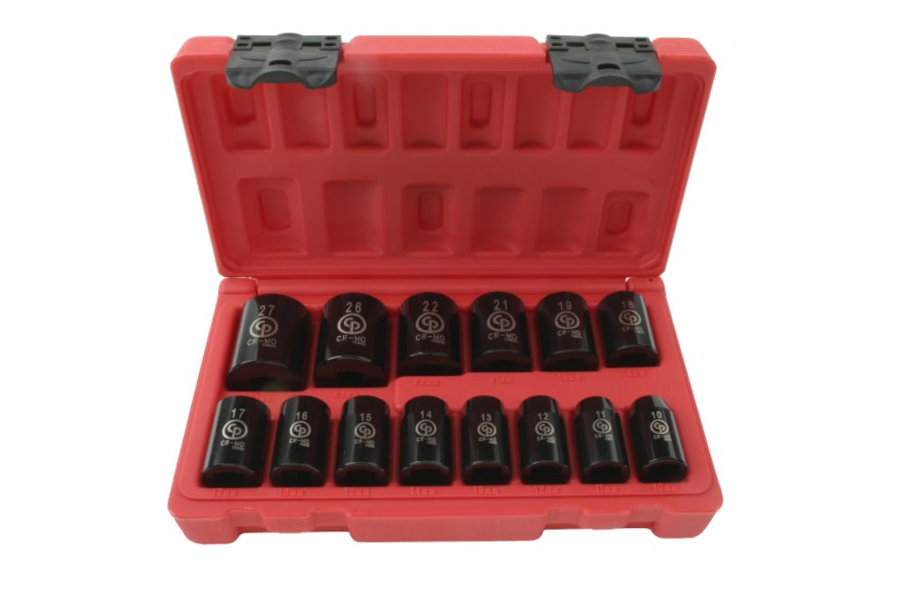 Chicago Pneumatic 14-piece 1/2-inch Metric Impact Socket Set at Kmart.com