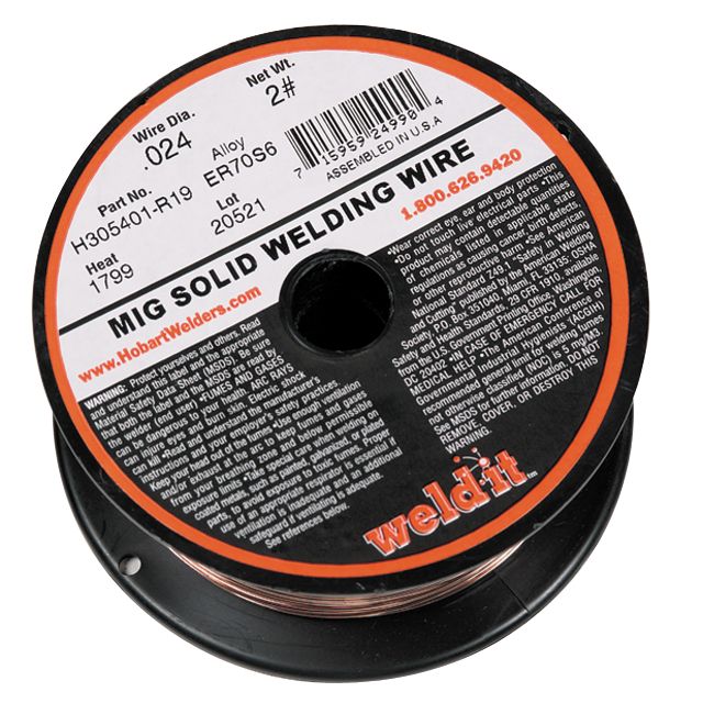 Weldit E70S-6 .023 Solid Carbon Steel Welding Wire