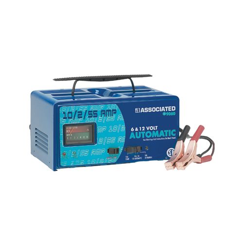 Associated 10/2/55 Amp, 6 and 12 Volt Portable Automatic Charger with Engine Starter at Kmart.com