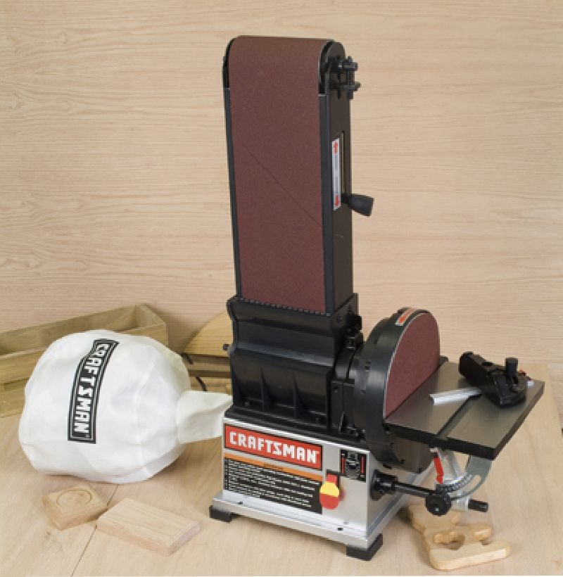 Craftsman 6 x 9 in. Belt & Disc Sander with Built-In Dust Collector