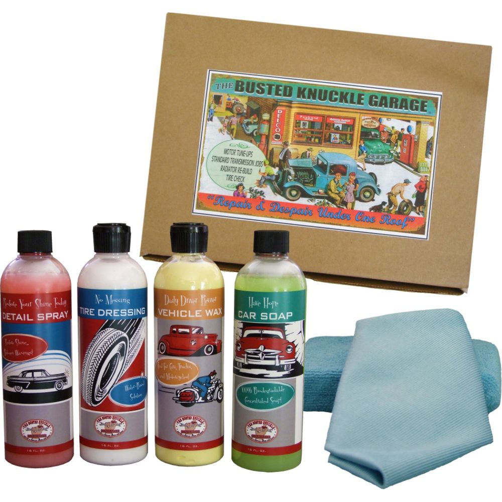The Busted Knuckle Garage Vehicle Care Kit at Kmart.com