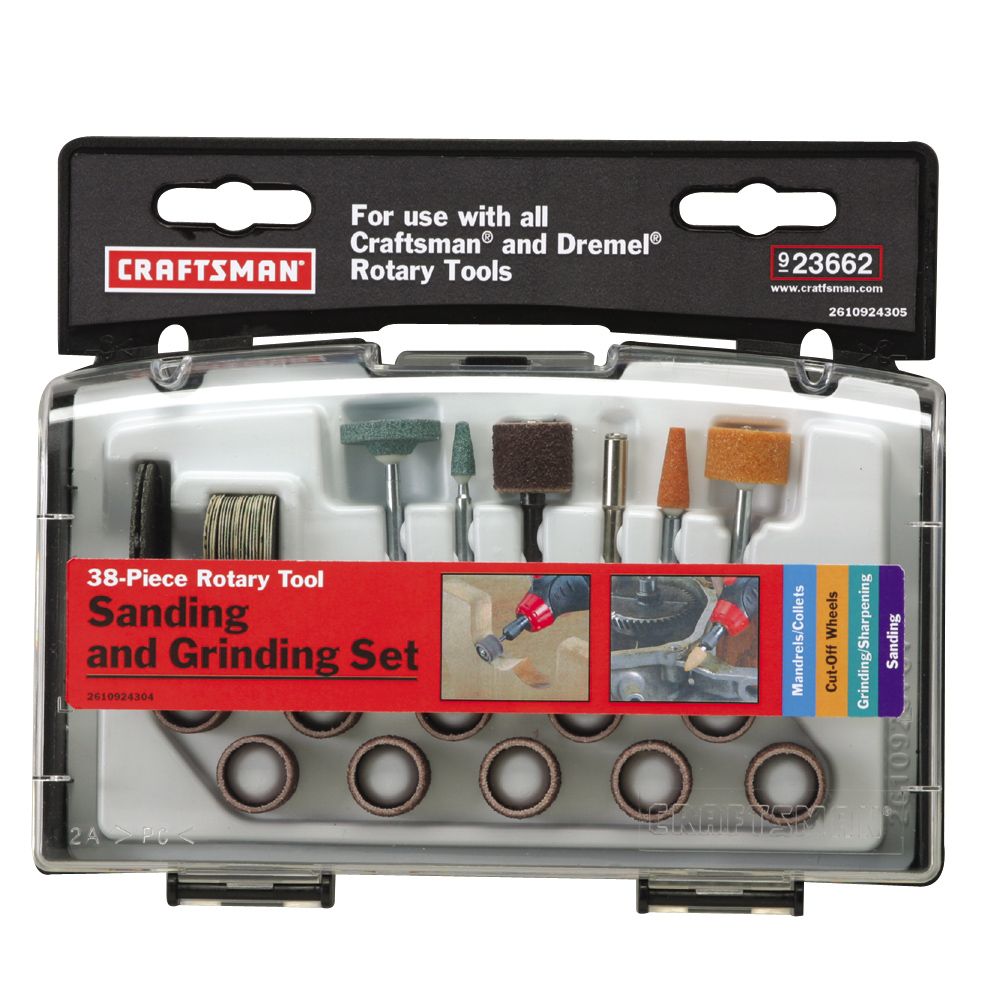 38 pc. Sanding and Grinding Set