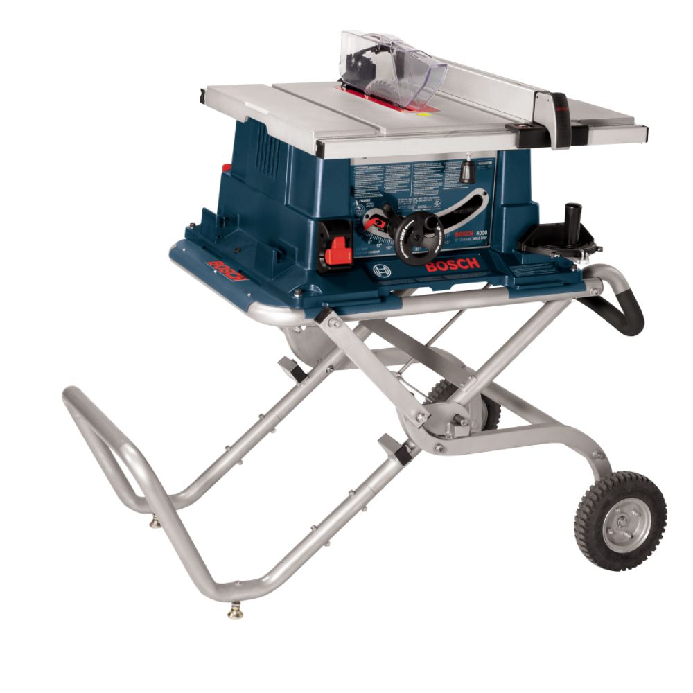 Bosch Tools 10 in. Table Saw with Gravity-Rise Wheeled Stand