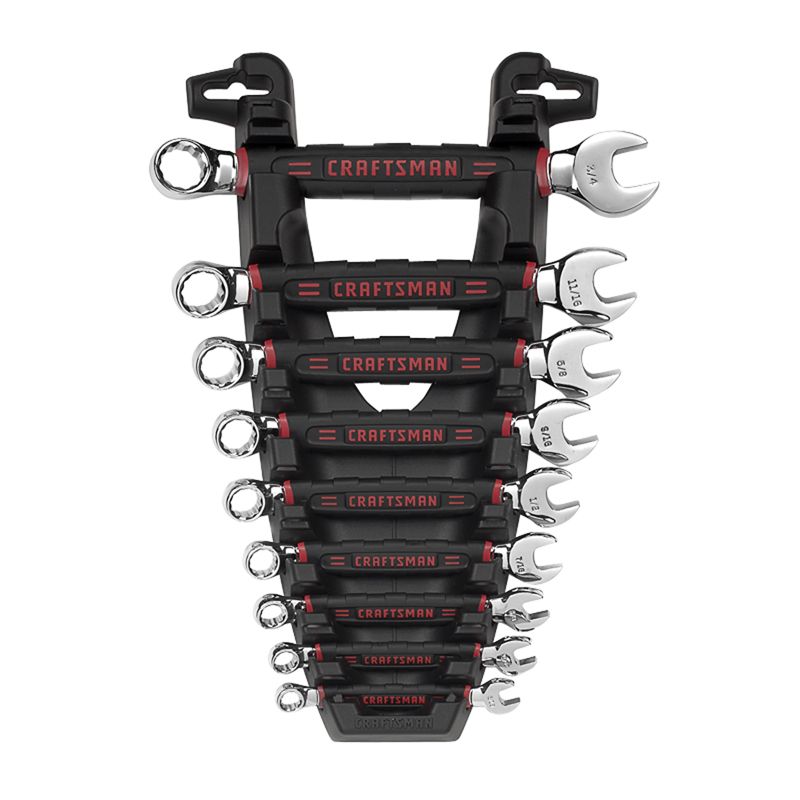 Craftsman TruGrip 9-piece Wrench Set in Standard or Metric $9.99