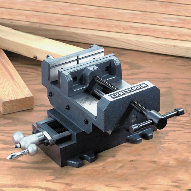 Craftsman 3 in. Vise, Drill Press Cross