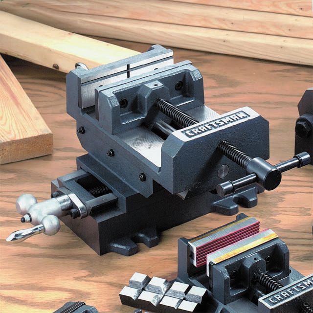 Craftsman 8 in. Drill Press Vise, Cross with 8 in. Cross and Longitudinal Travel