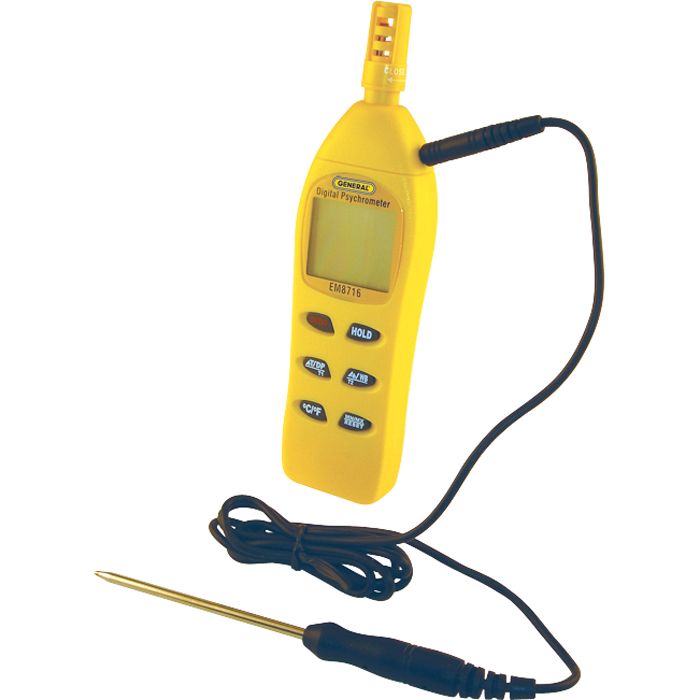 General&nbsp; DIGITAL HVAC PSYCHROMETER WITH TEMP PORT