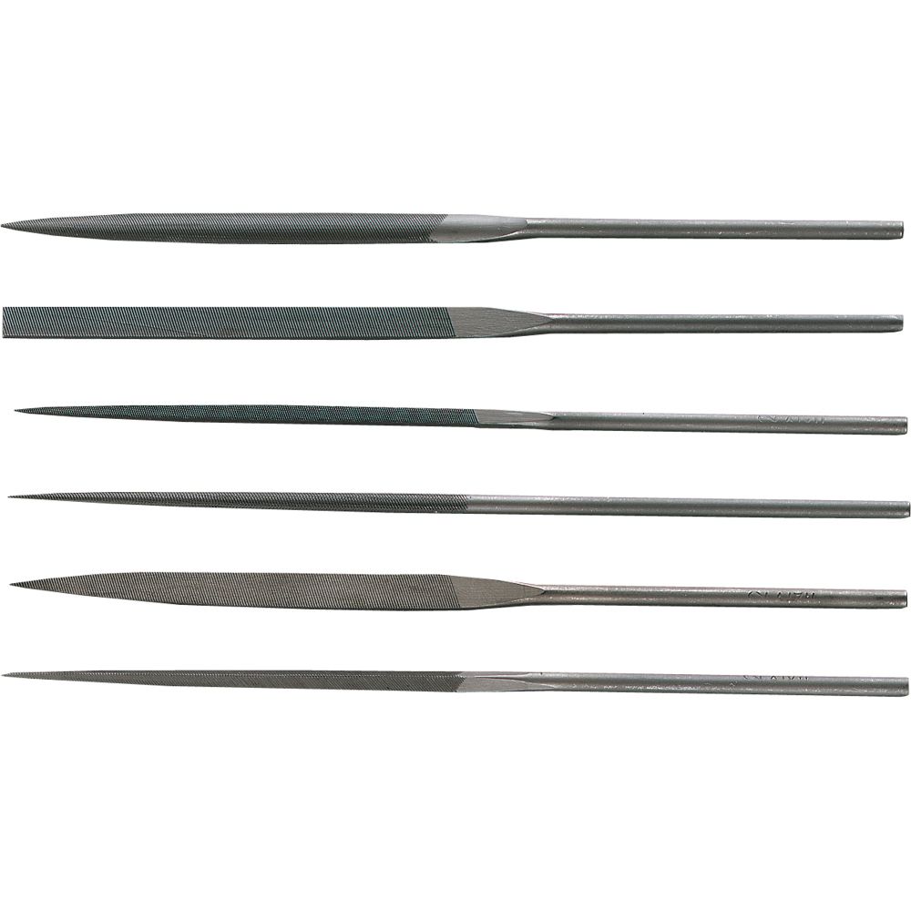 General 6 pc 5-1/2" Swiss Pattern Needle File Set