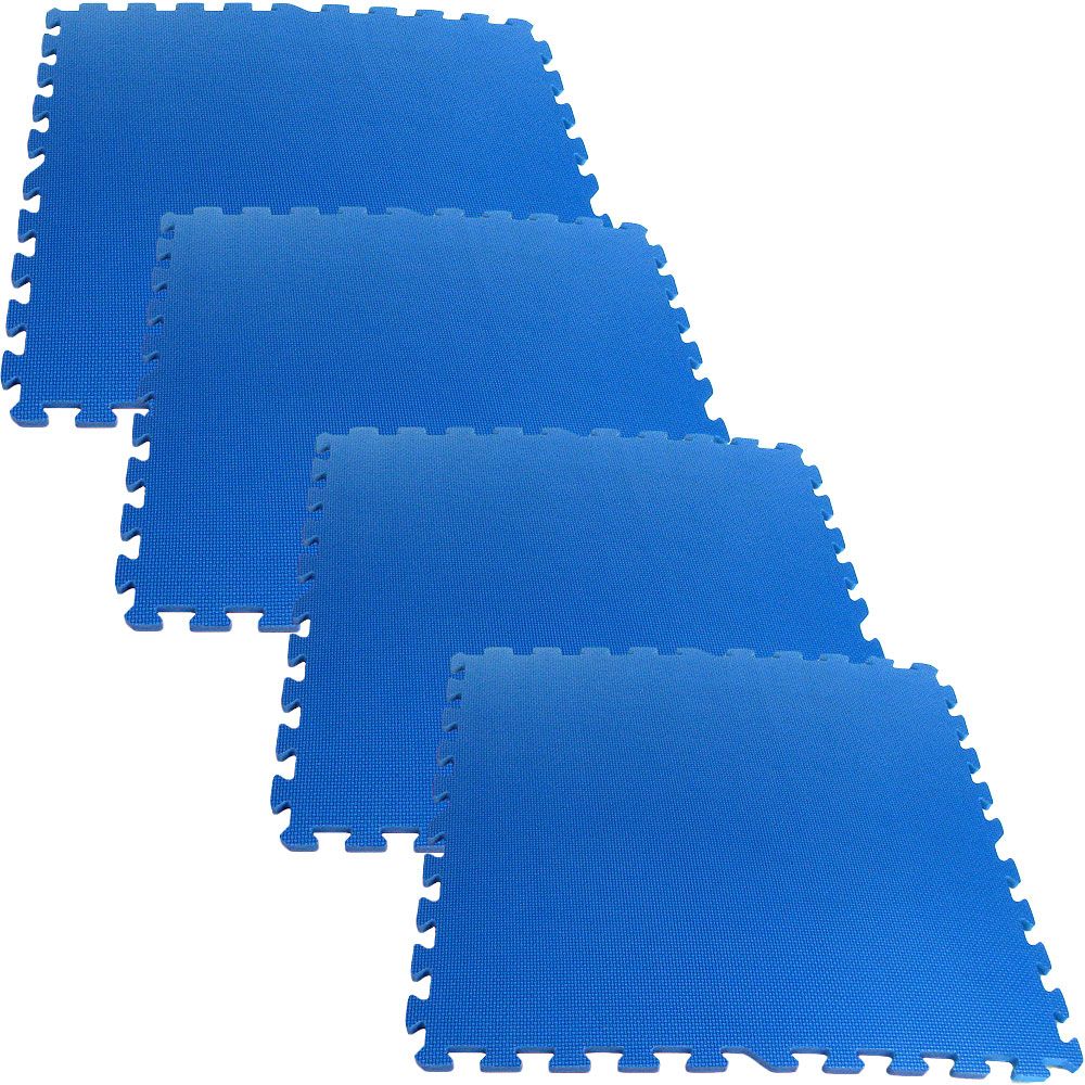 Trademark Tools Ultimate Comfort Blue Foam Flooring - 16 Square Feet