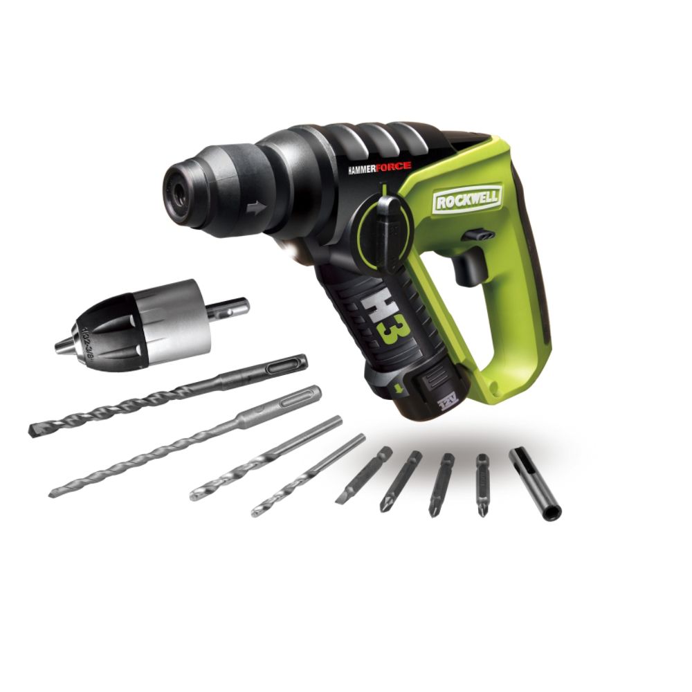 Rockwell 12V Lithium Tech™ H3 Hammer Drill