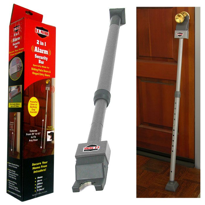 Trademark Tools 2 in 1 ALARM SECURITY BAR Steel Construction at Sears.com