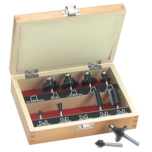 Craftsman 10 pc. Router Bit Set