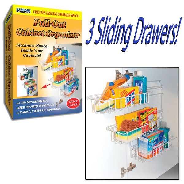 3 Tier Pull-out Cabinet Organizer 82-5113