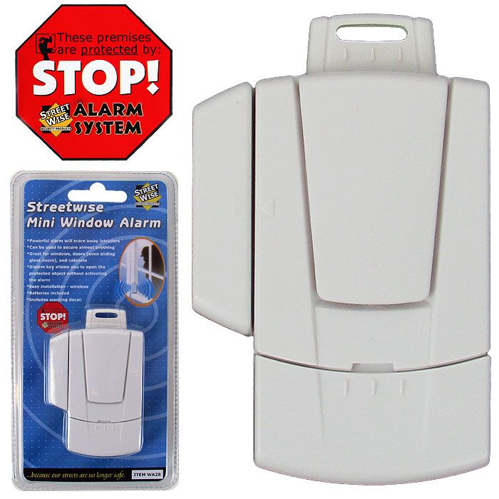 Trademark Tools Mini Window Alarm - Wireless Installation 105 dB at Kmart.com