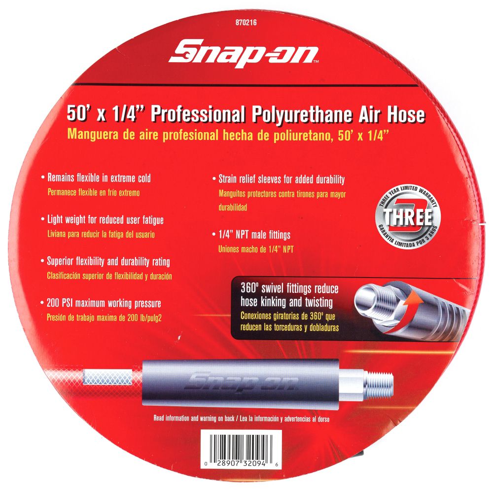 1/4 in. x 50 ft. Polyurethane Air Hose