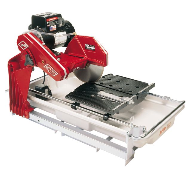 MK Diamond 1-1/2 hp 10" Wet Diamond Professional Tile Saw (MK-100)