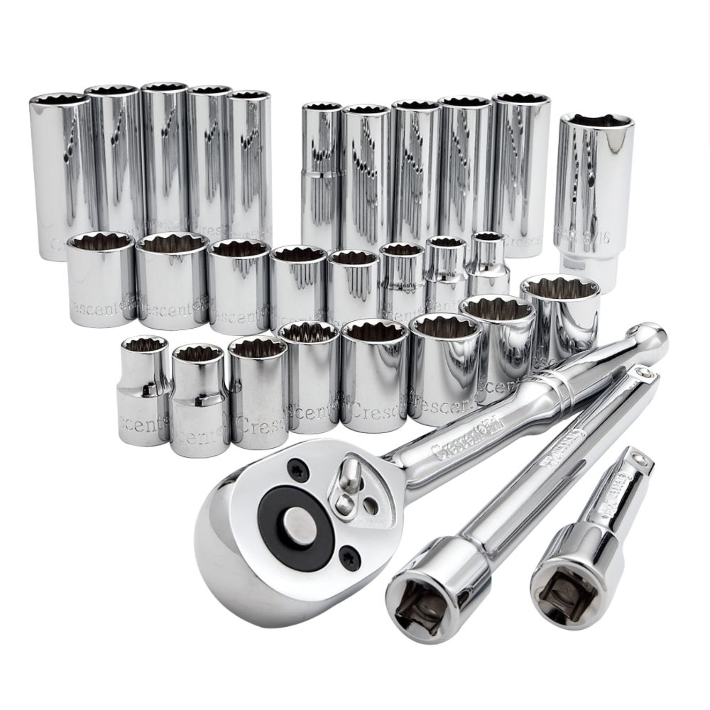 Crescent&nbsp; 30-pc. Mechanics Tool Set