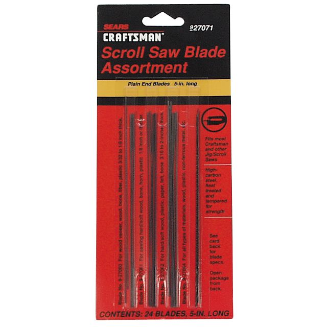 Craftsman Scroll Saw Blades, Assortment Pack at Sears.com