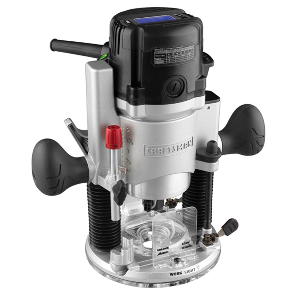 Craftsman 12.0 AMP/VS 2.25 HP Digital Plunge Base Router at Sears.com