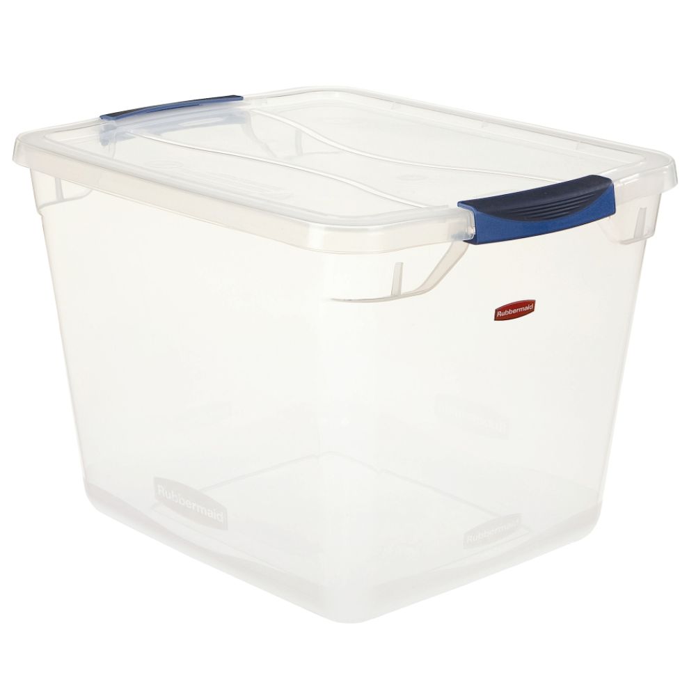 Rubbermaid&reg; 30 Quart Clever Store latching Clear at Kmart.com
