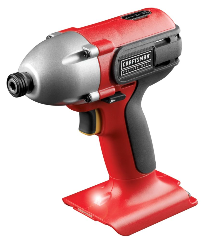 Craftsman Professional 28128 20-volt Lithium-Ion Cordless 1/4" Impact Driver with Quick-Release Collet & LED Light