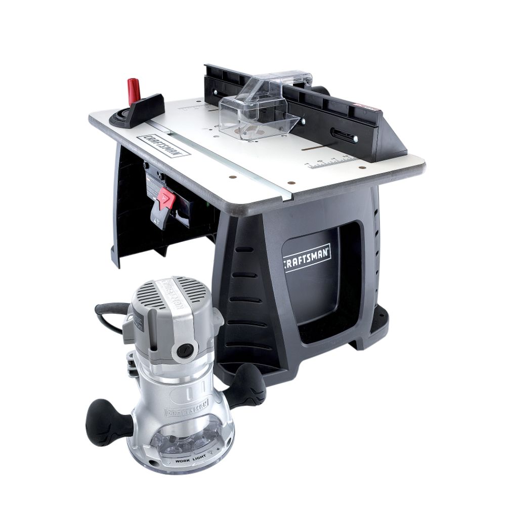 Craftsman 28180 9.5 amp 1-3/4 hp Corded Fixed-Base Combo Router/Table at Sears.com