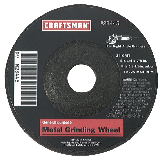 Craftsman 5 in. Metal Grinding Wheel