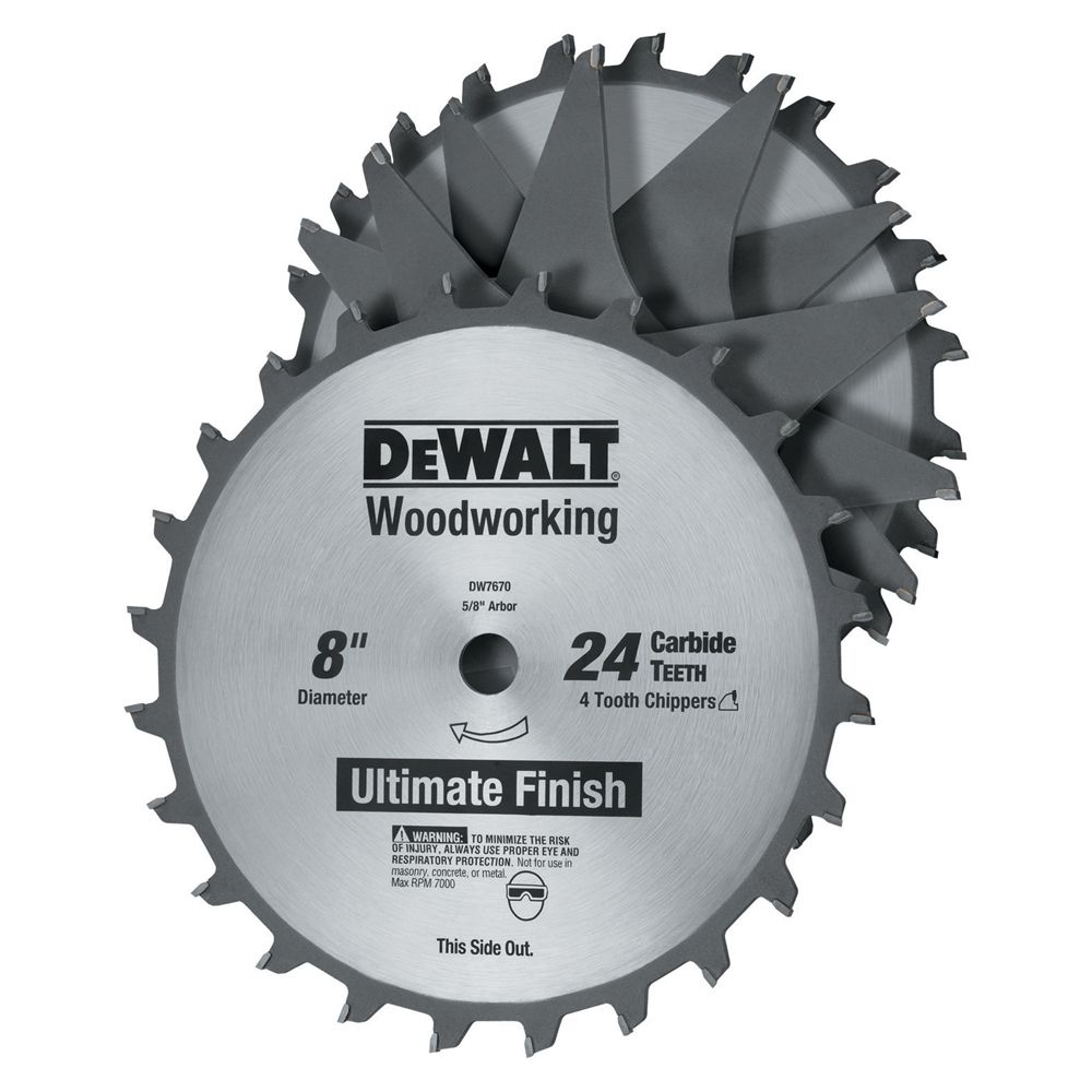 DeWalt 8 in. Stacked Dado set