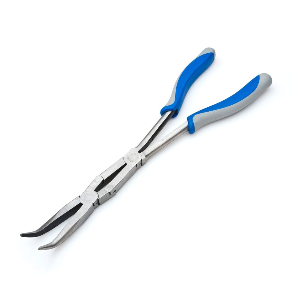 Double-X Bent Long Nose Pliers