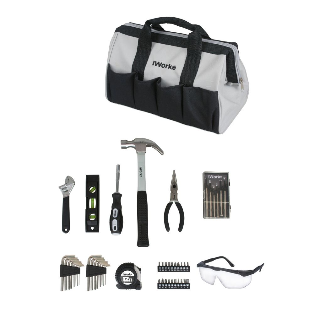 Olympia 50 pc. Grey/Black Home Tool Set at Kmart.com