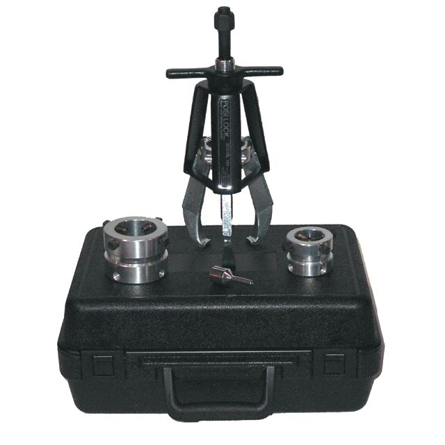 4 pc. Hub Puller and Adapter Set, 5 Ton Pulling Capacity, 3 Jaw