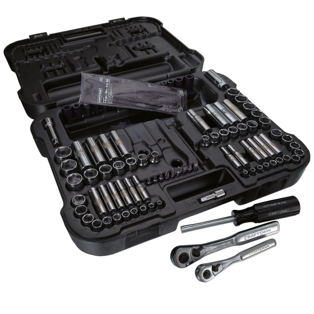 Craftsman 104 pc. Easy-To-Read Mechanics Tool Set with Case