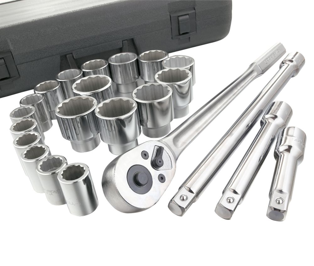 Craftsman 22 pc. 3/4 in. Drive Easy-to-Read Socket Wrench Set, Metric