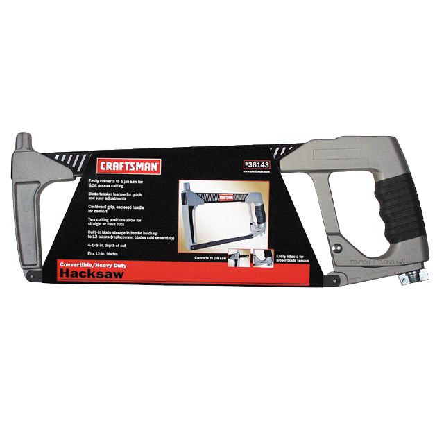 Craftsman 12 in. Hacksaw, Convertible/Heavy Duty at Sears.com