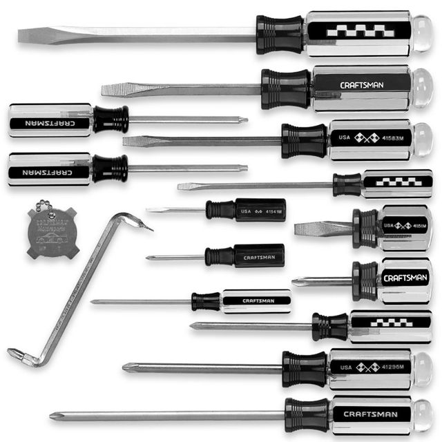 Craftsman 16 pc. Screwdriver Set, Motor Sports
