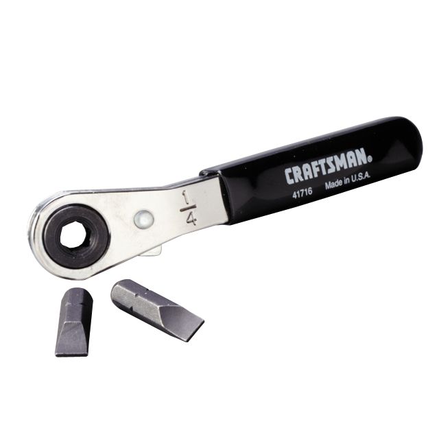 3 pc. Bit Wrench Set, Ratchet Screwdriver
