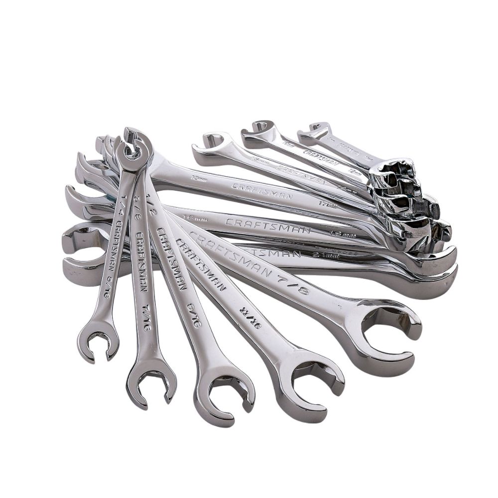 Craftsman 11 pc. Full-Polish Flare Nut Wrench Set