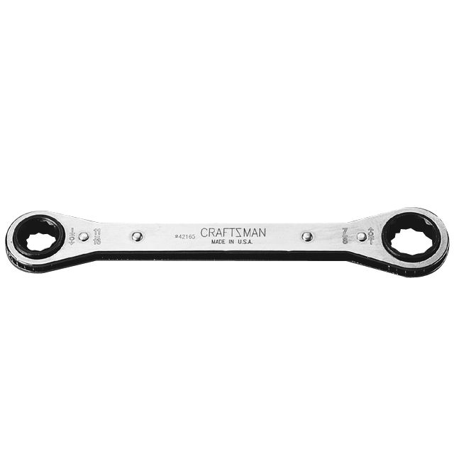 Craftsman 14 x 15mm Wrench, Flat Ratchet Box End