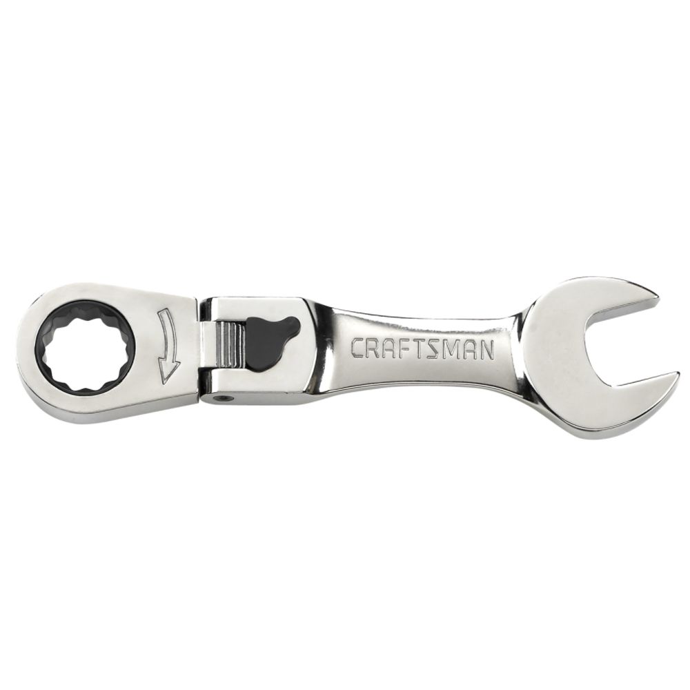 Craftsman&nbsp; 18mm Stubby Locking Flex Ratcheting Combination Wrench
