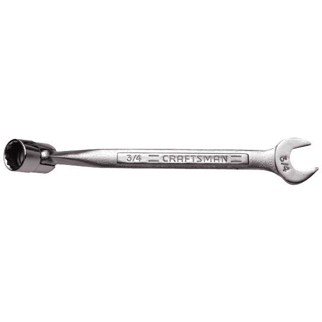 Craftsman 3/4 in. Wrench, Open End/Socket End