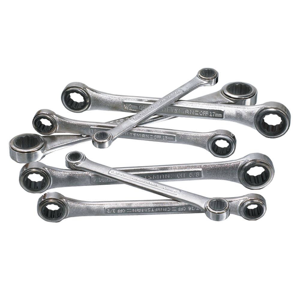 Craftsman 18 x 19mm Ratcheting Double Box End Wrench