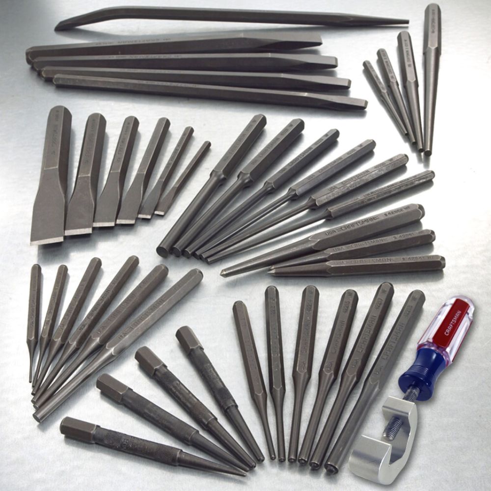 Craftsman 40 pc. Punch & Chisel Set w/Holder
