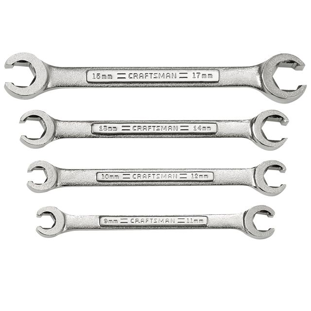 Craftsman 4 pc. Metric Flare Nut Wrench Set at Sears.com