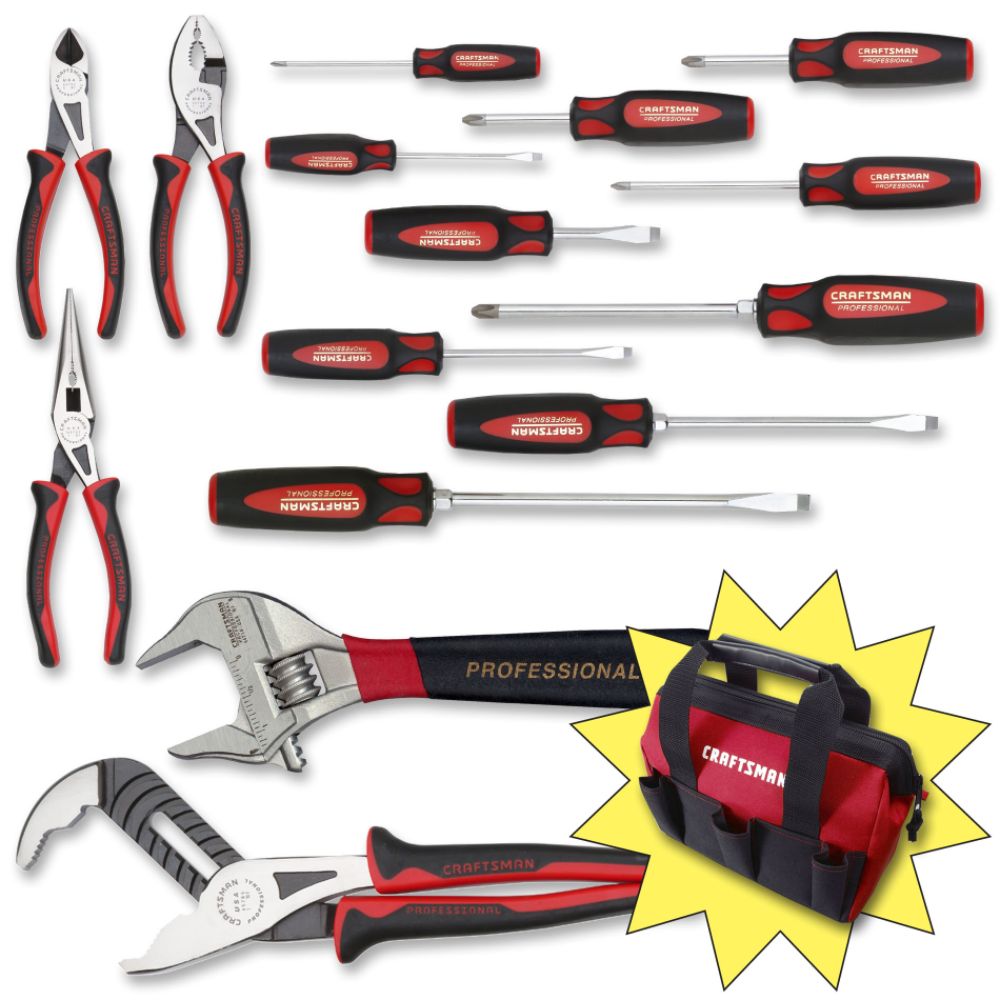 Craftsman Professional 15 pc. Tool Set w/Tool Bag