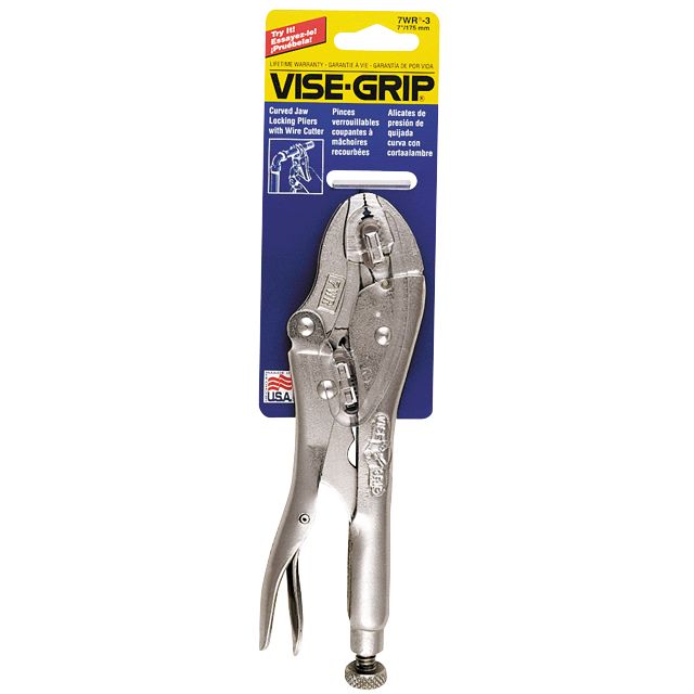 7 in. Pliers with Cutter, Locking