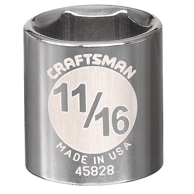 11/16 in. Socket, 6 pt.